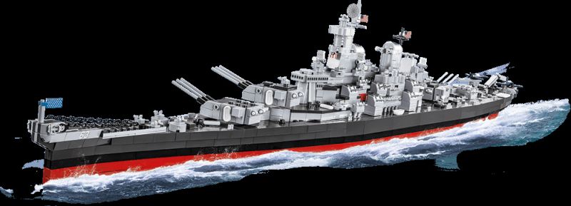 COBI Stavebnica HC WW2 Battleship Missouri (BB-63) (COBI-4837)