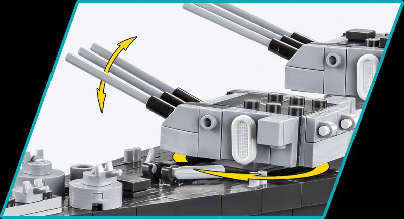 COBI Stavebnica HC WW2 Battleship Missouri (BB-63) (COBI-4837)