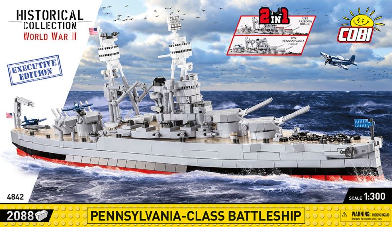 COBI Stavebnica HC WW2 Pennsylvania - Class Battleship - Executive Edition (COBI-4842)