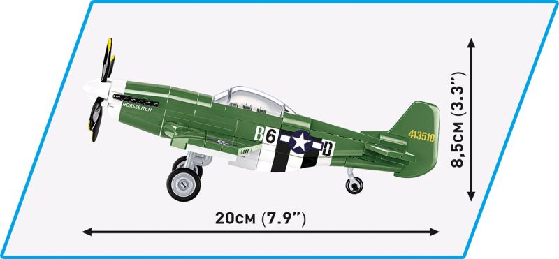 COBI Stavebnica HC WW2 North American P-51D Mustang (COBI-5860)