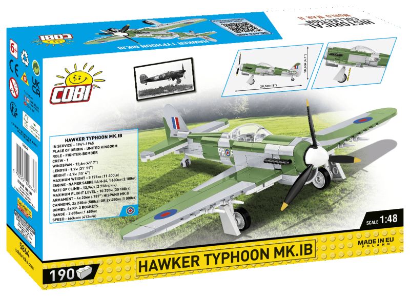 COBI Stavebnica HC WW2 Hawker Typhoon Mk.1B (COBI-5864)