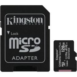 KINGSTON Micro SDHC karta 128GB s SD adaptérom