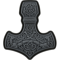 M-TAC 3D PVC Nášivka/Patch Mjölnir Large - grey (51348511)