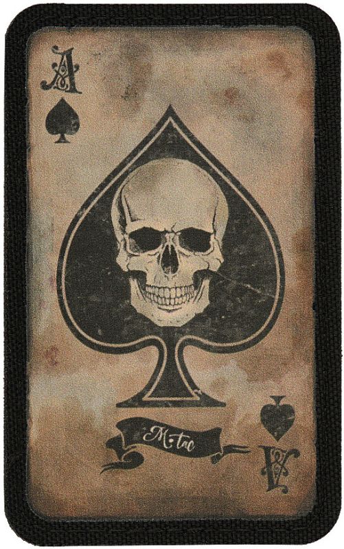 M-TAC Textilná Nášivka/Patch Ace of Spades - coyote (51101005)