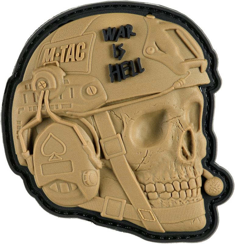 M-TAC 3D PVC Nášivka/Patch War is Hell - coyote (51328005)