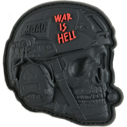 M-TAC 3D PVC Nášivka/Patch War is Hell - black (51328002)