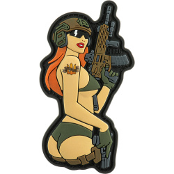 M-TAC 3D PVC Nášivka/Patch Tactical Girl No4 v.2 - color (51116215)