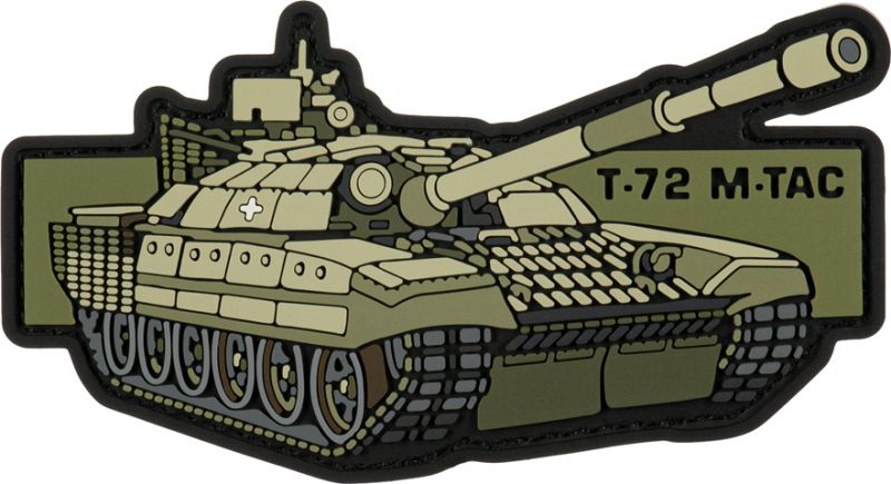 M-TAC 3D PVC Nášivka/Patch T-72 - green (51348359)