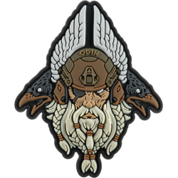 M-TAC 3D PVC Nášivka/Patch Odin Tactical - white / coyote (51469003)