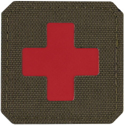 M-TAC Textilná Nášivka/Patch Medic Cross LC - ranger green / red (51122323)