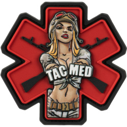 M-TAC 3D PVC Nášivka/Patch Tacmed - red / multicam (51475008)