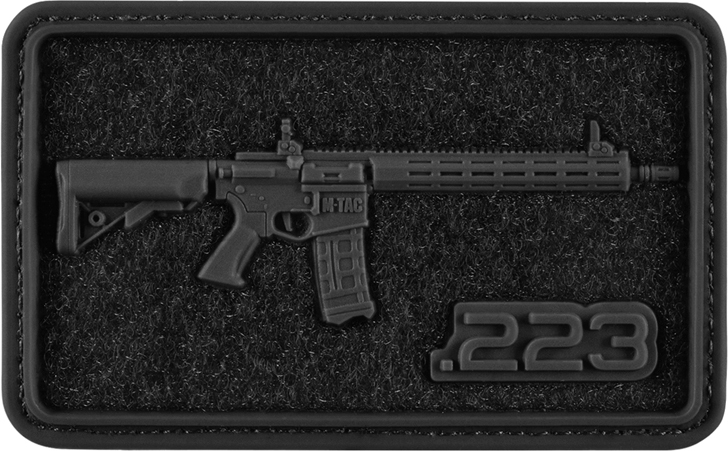 M-TAC 3D PVC Nášivka/Patch AR-15 Velcro - black (51540002)