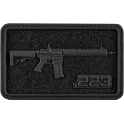 M-TAC 3D PVC Nášivka/Patch AR-15 Velcro - black (51540002)