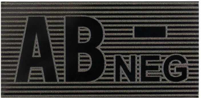 DIRECT ACTION IR Nášivka/Patch AB NEG - black / boreal green (PA-ABN2-PES-BBG)