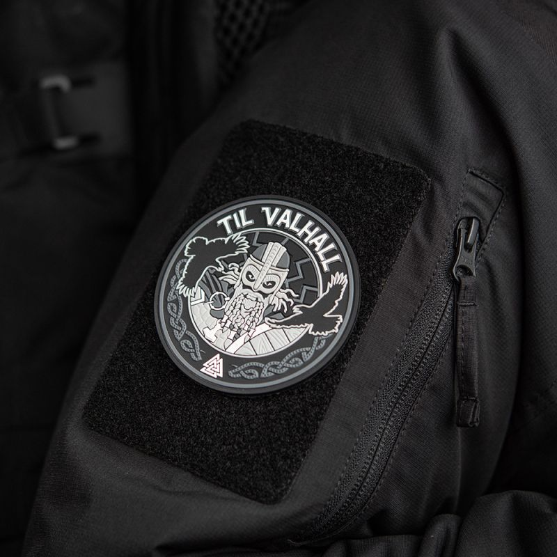 M-TAC 3D PVC Nášivka/Patch Til Valhall - grey / black (51142112)