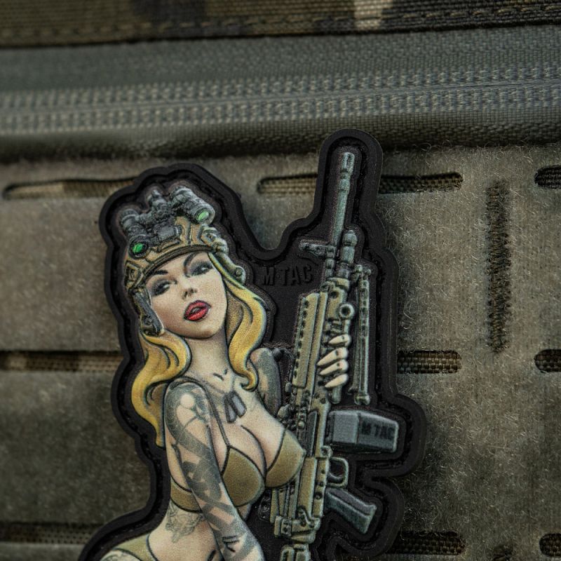 M-TAC 3D PVC Nášivka/Patch Tactical Girl No5 v.1 - color (51461003)