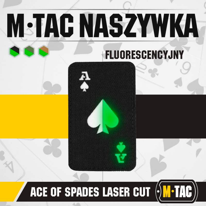 M-TAC Textilná Nášivka/Patch Ace of Spades - čierna (51109299)