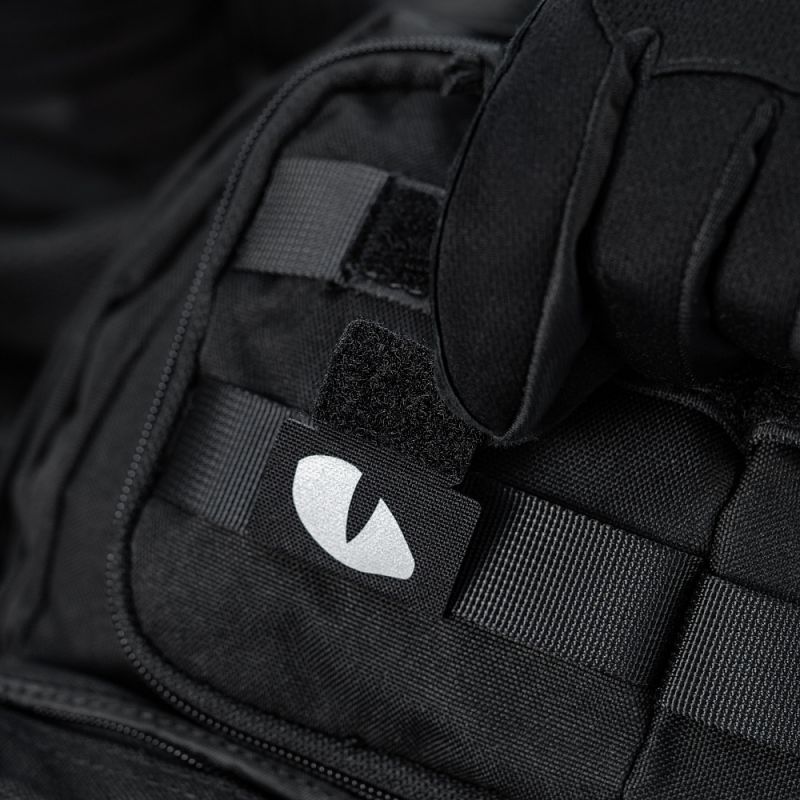 M-TAC Cordura Nášivka/Patch Tiger Eyes Laser Cut Reflective - black (51140299)