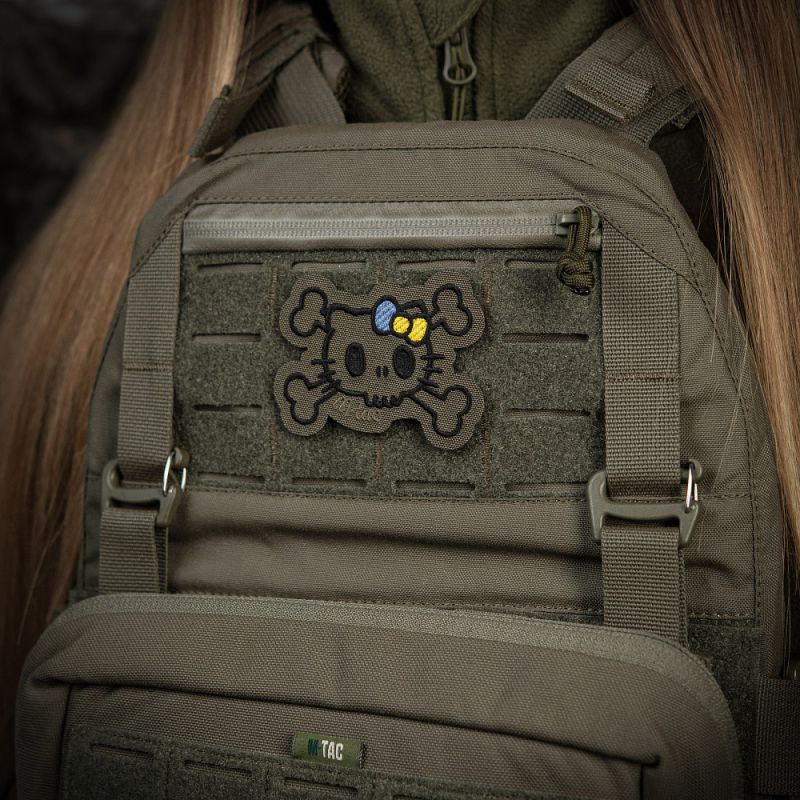 M-TAC Cordura Nášivka/Patch Kitty circuit - ranger green (51386223)