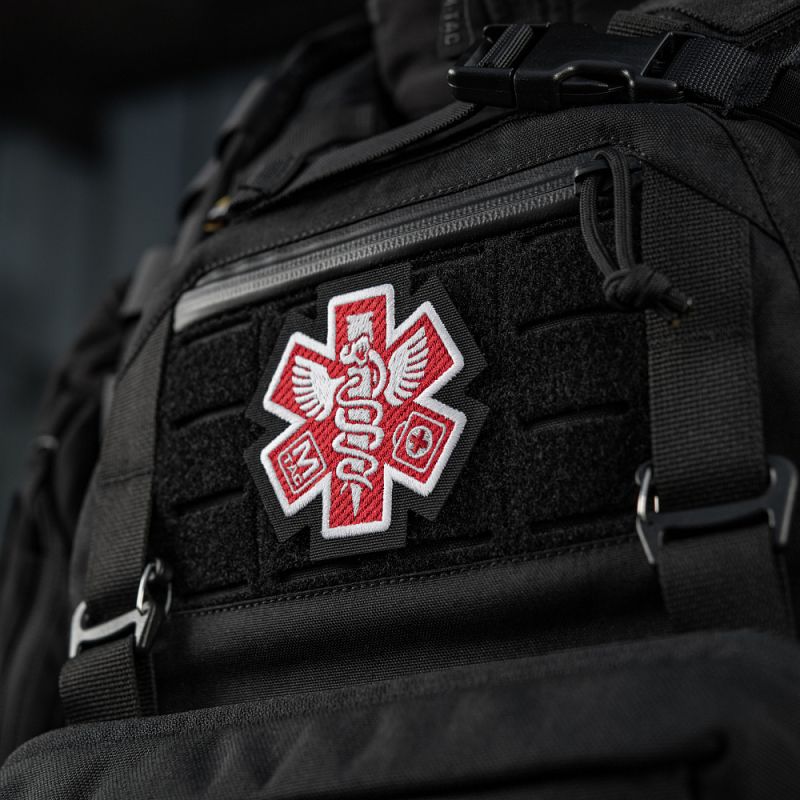 M-TAC Cordura Nášivka/Patch Paramedic - black (51432002)