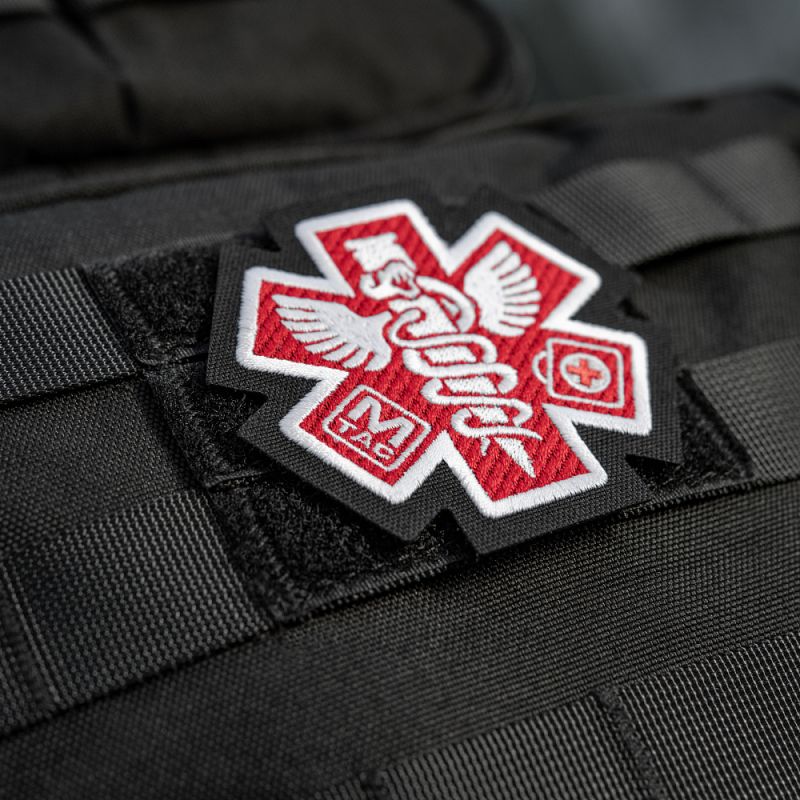 M-TAC Cordura Nášivka/Patch Paramedic - black (51432002)