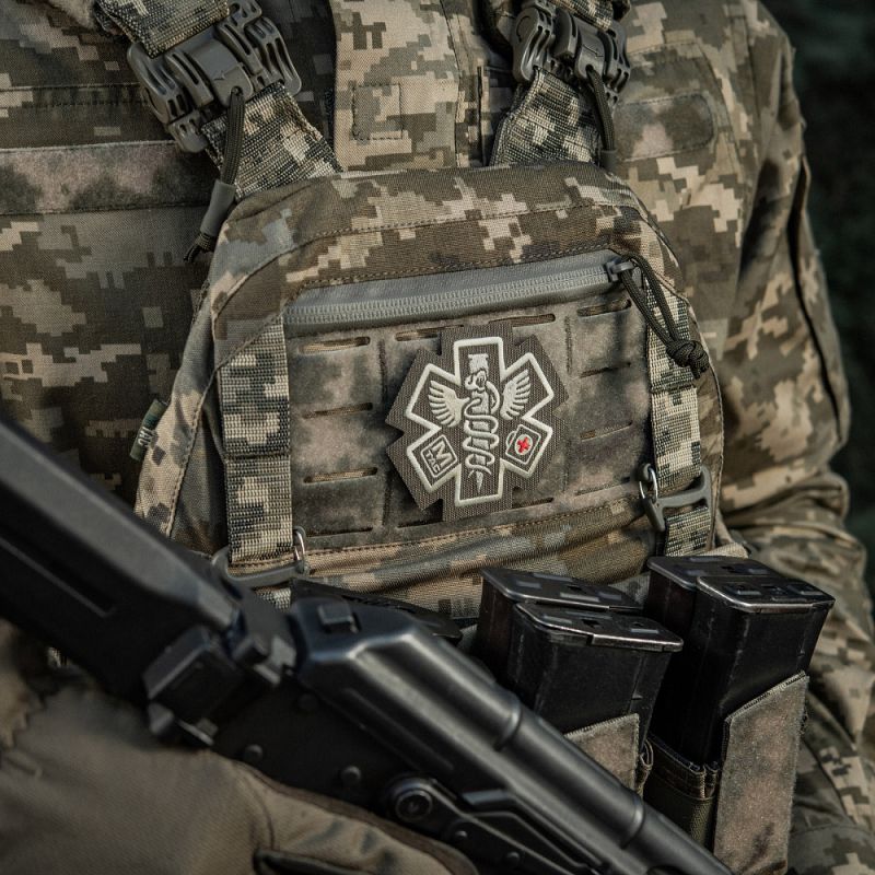 M-TAC Cordura Nášivka/Patch Paramedic - ranger green (51432023)