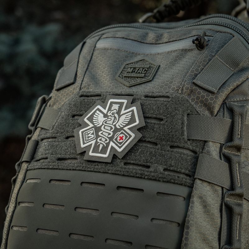 M-TAC Cordura Nášivka/Patch Paramedic - ranger green (51432023)