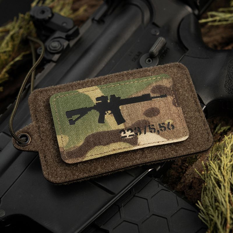 M-TAC Cordura Nášivka/Patch AR-15 223/5,56 - multicam / black (51111802)