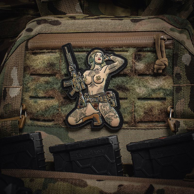 M-TAC 3D PVC Nášivka/Patch Tactical Girl No1 Skandinavik - color (51116102)