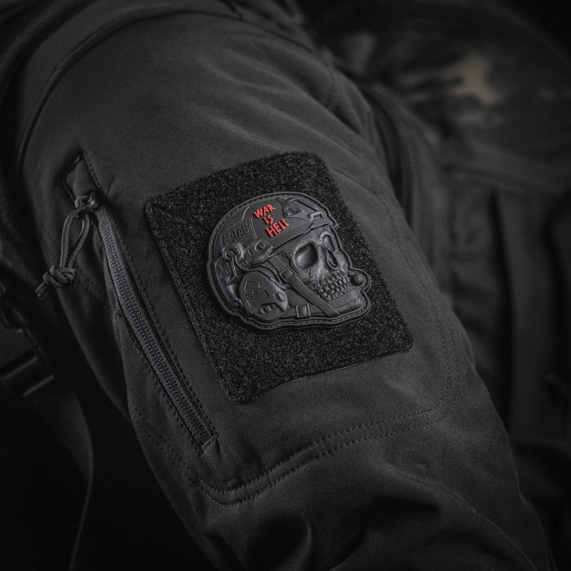 M-TAC 3D PVC Nášivka/Patch War is Hell - black (51328002)