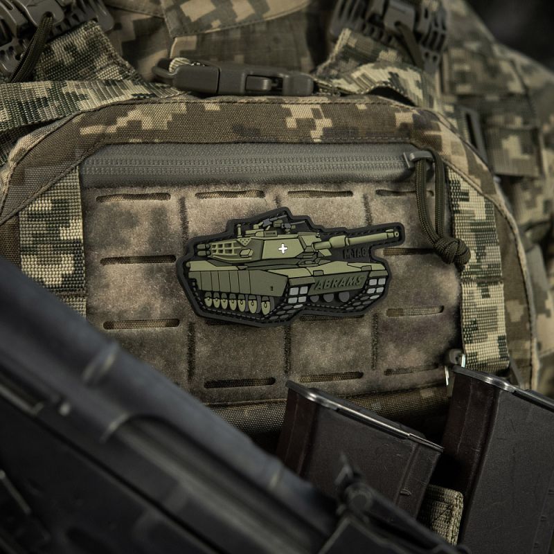 M-TAC 3D PVC Nášivka/Patch Abrams - olive (51348356)