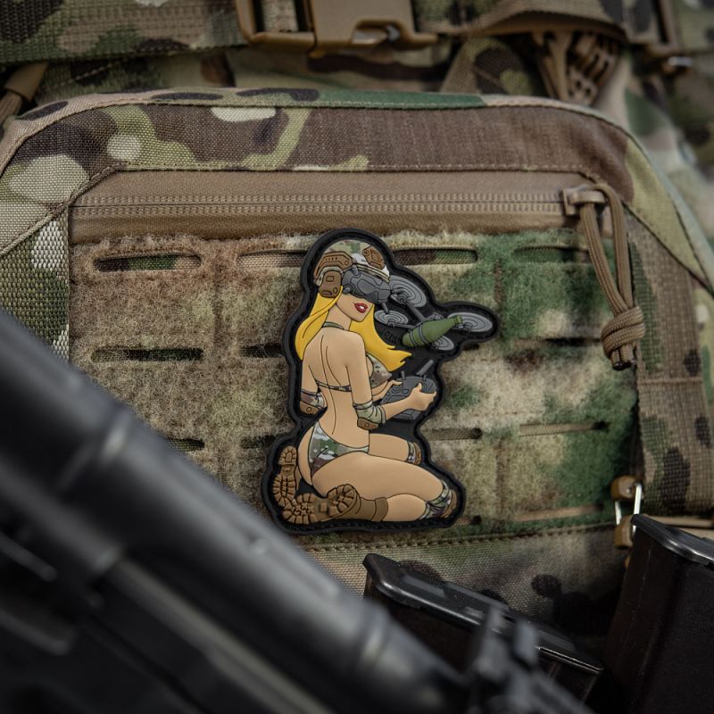 M-TAC 3D PVC Nášivka/Patch Tactical Girl No6 v.3 - color (51468005)