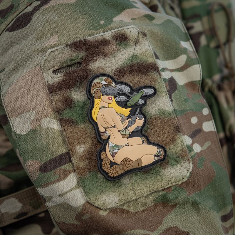 M-TAC 3D PVC Nášivka/Patch Tactical Girl No6 v.3 - color (51468005)