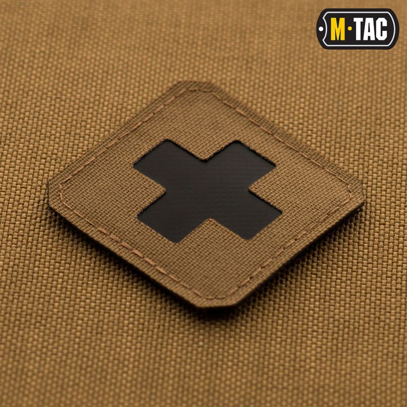 M-TAC Textilná Nášivka/Patch Medic Cross LC - coyote / black (51122502)