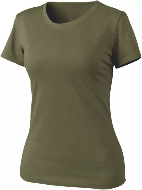 HELIKON Dámske tričko Organic Slim - olive green (TS-TSW-OS-02)