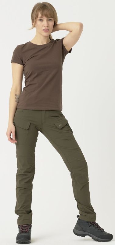 HELIKON Dámske tričko Organic Slim - olive green (TS-TSW-OS-02)