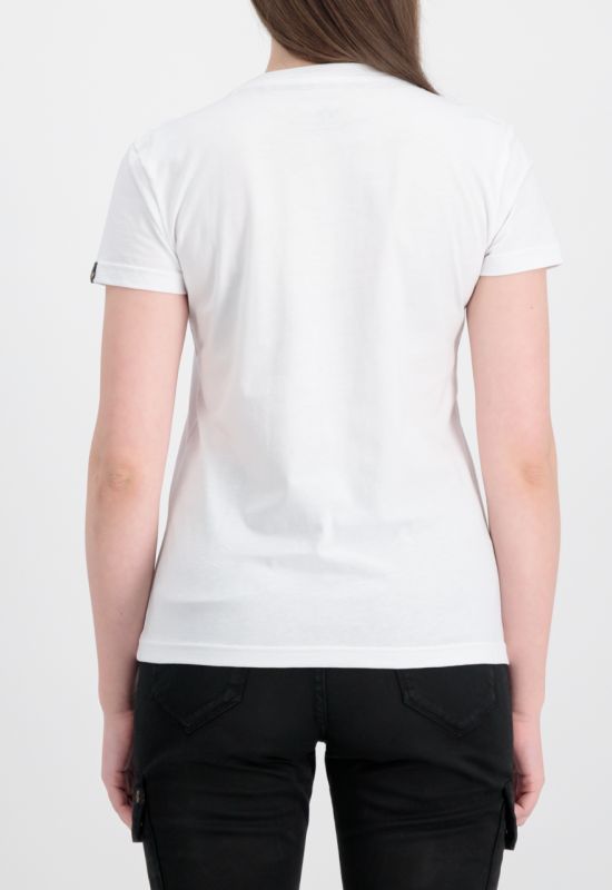 ALPHA INDUSTRIES Dámske tričko Crystal T - white (136063/09)