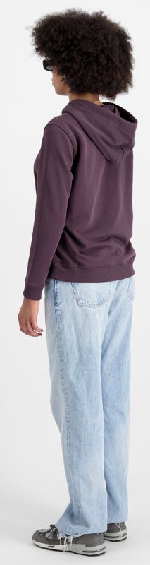 ALPHA INDUSTRIES Dámska mikina New Basic Hoody - plum (196032/719)