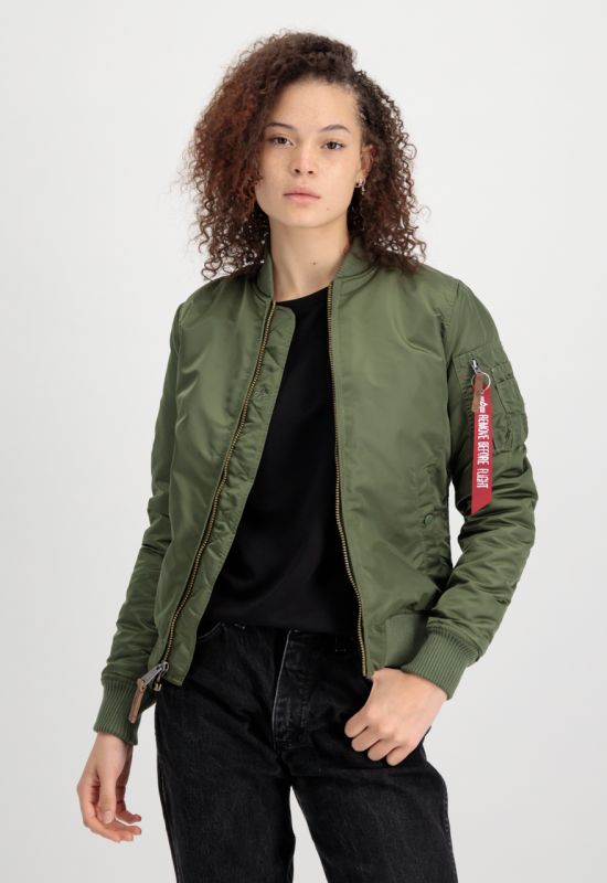 ALPHA INDUSTRIES Dámska bunda MA-1 VF 59 - sage green (133009/01)