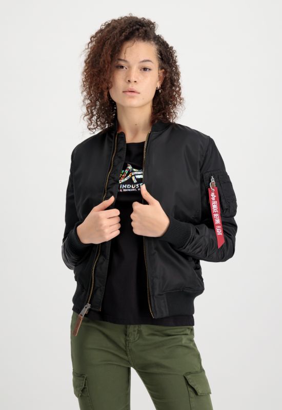 ALPHA INDUSTRIES Dámska bunda MA-1 VF 59 - black (133009/03)