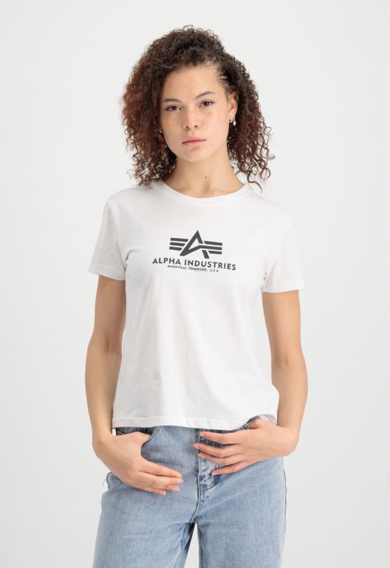 ALPHA INDUSTRIES Dámske tričko New Basic - white (196051/09)