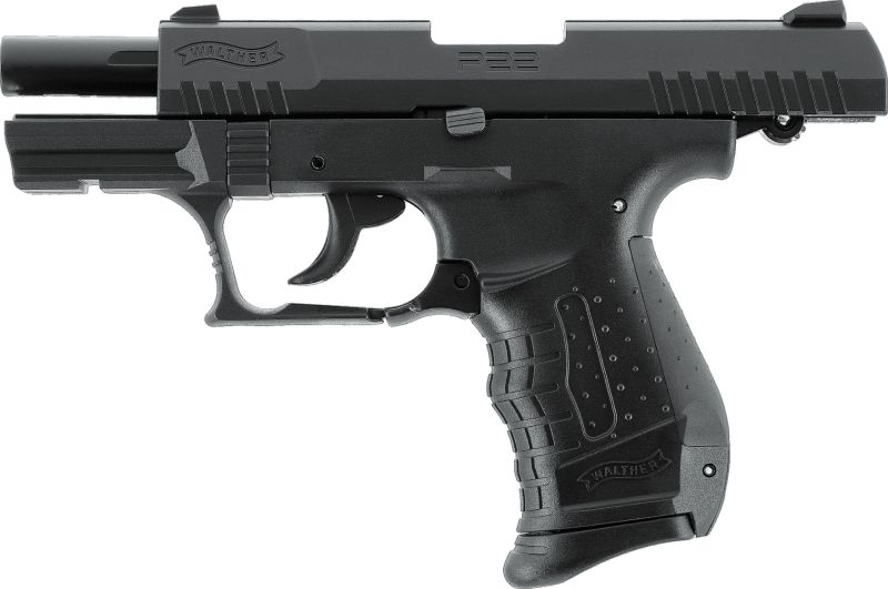 UMAREX Plynová pištoľ Walther P22 Ready, kal. 9mm  P.A.K. - black (308.02.60)