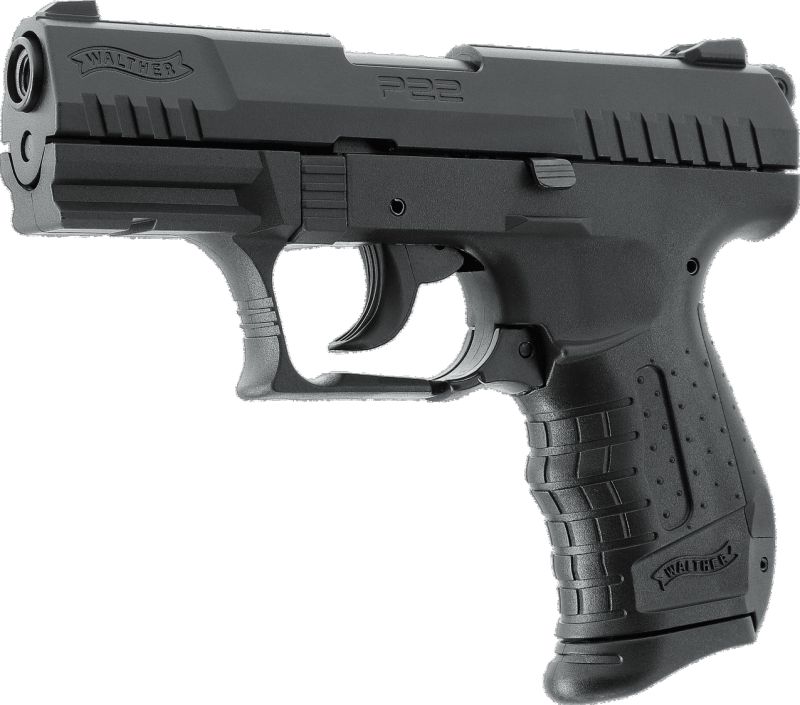 UMAREX Plynová pištoľ Walther P22 Ready, kal. 9mm  P.A.K. - black (308.02.60)