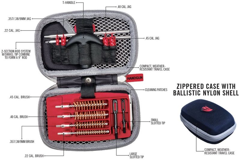 REAL AVID Čistiaca sada Gun Boss Handgun Cleaning Kit (AVGCK310-P)