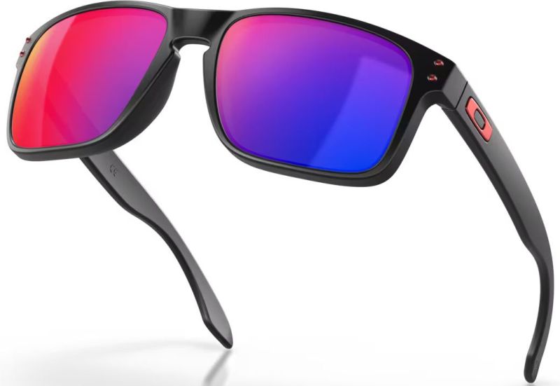 OAKLEY Okuliare Holbrook - red iridium lens / black frame (0OO9102)