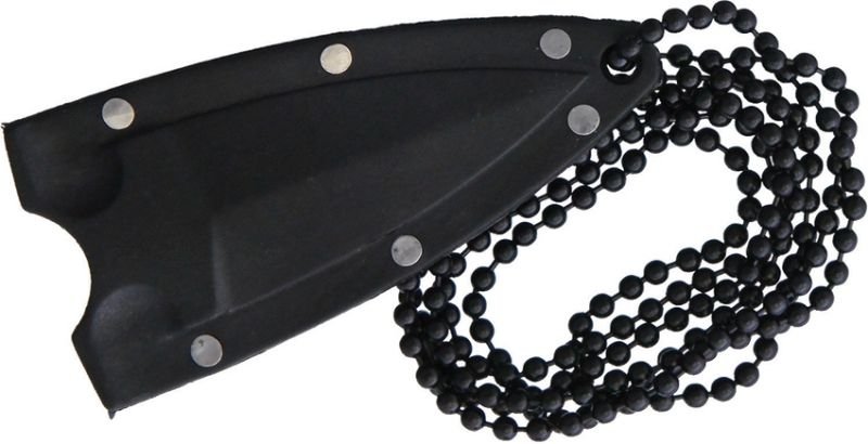 COMBAT READY Nôž s pevnou čepeľou Neck Knife - čierny (CBR112)