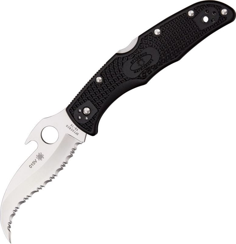 SPYDERCO Zatvárací nôž Matriarch 2 Lockback - black (SC12SBK2W)