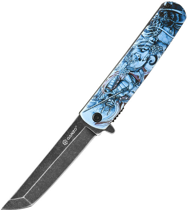 GANZO Zatvárací nôž G626 FlipperLock SW - blue (G626-GS)