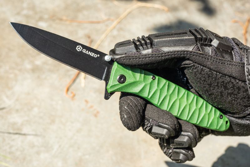 GANZO Zatvárací nôž G620 LinerLock - green (G620-G1)