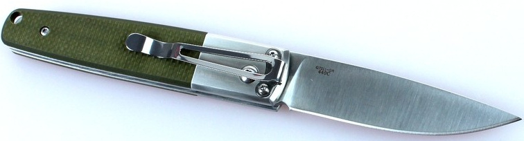 GANZO Zatvárací nôž G7211 ButtonLock - green (G7211-GR)